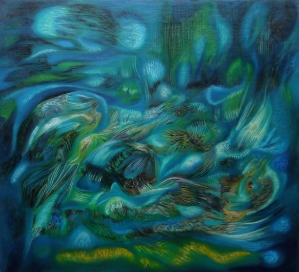 Marco Almaviva, Sunnus, 1979. Olio su tela. 100 X 91 cm