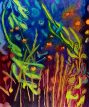 Night Garden and Fireflies II